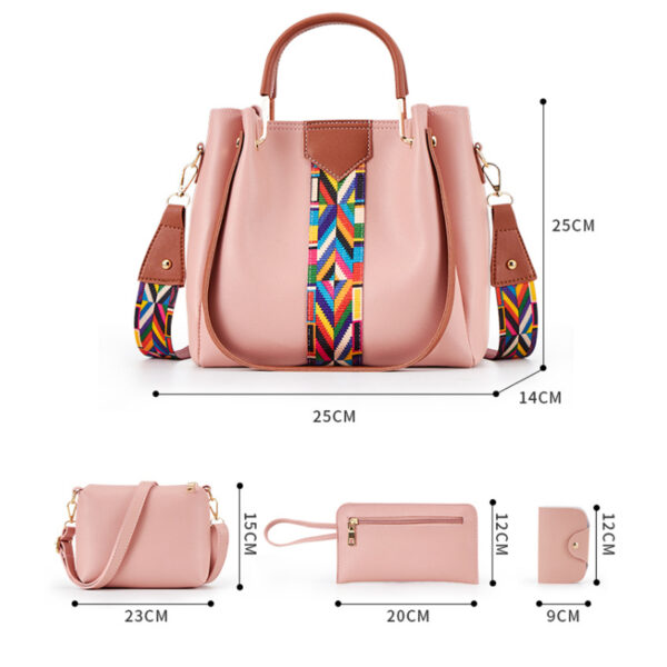 The Fab Bags 4-Pc PU Bag Set with Multiple Color Options - Image 16