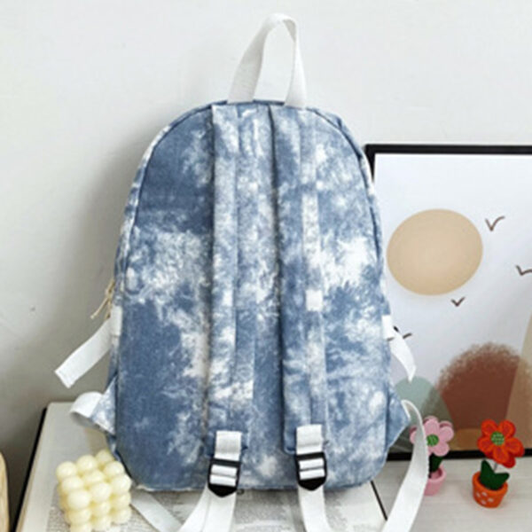 The Fab Bags Canvas Unisex Backpack with Contrasting Colors - Image 7