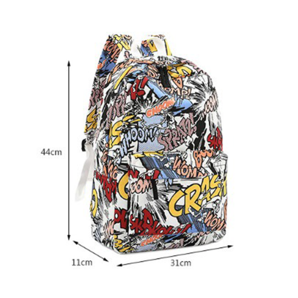 The Fab Bags PU + Weave Chain Graffiti Mini Bag - Image 11