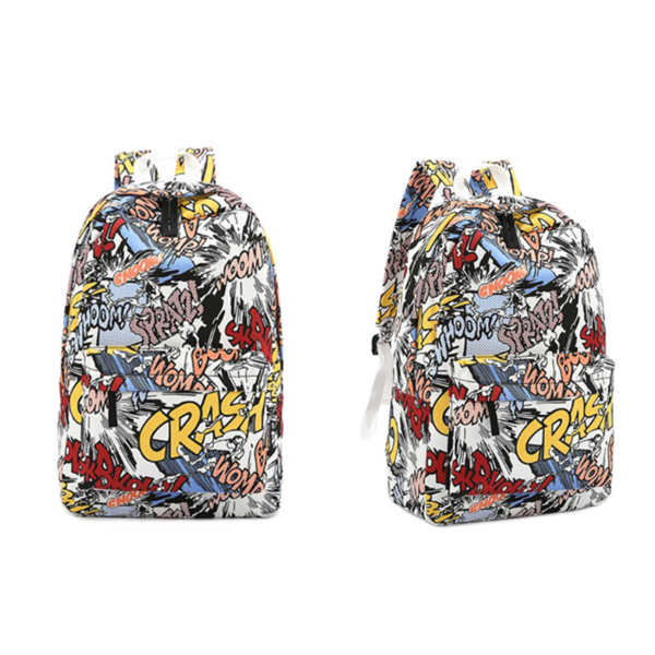 The Fab Bags PU + Weave Chain Graffiti Mini Bag - Image 5