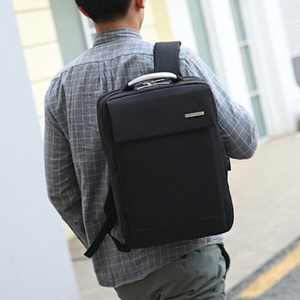 The Fab Bags Waterproof Oxford Laptop Backpack with USB Port - Image 3