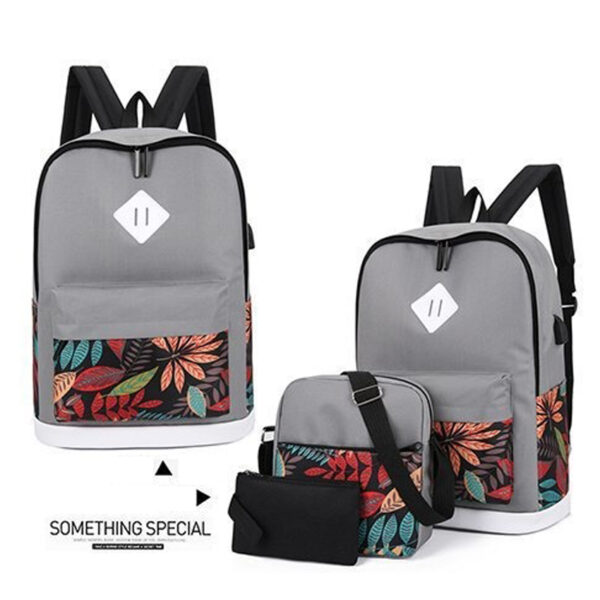 The Fab Bags 3-in-1 Polyester Floral Laptop Bag Set - Image 8