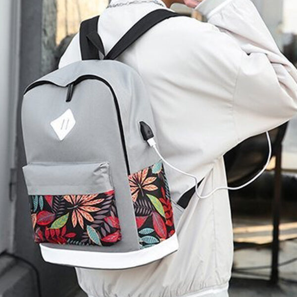 The Fab Bags 3-in-1 Polyester Floral Laptop Bag Set - Image 9