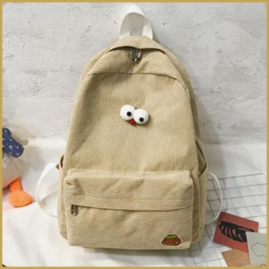 Affordable unisex and trendy backpack with cute googly eyes.