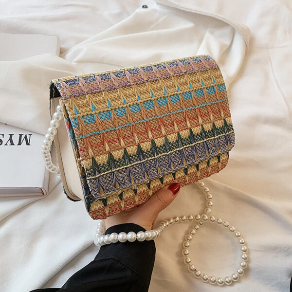 The Fab Bags Bohemian Elegance Multicolored PU Shoulder Bag - Image 2