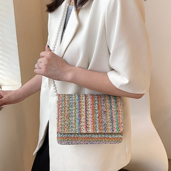 The Fab Bags Bohemian Elegance Multicolored PU Shoulder Bag - Image 7