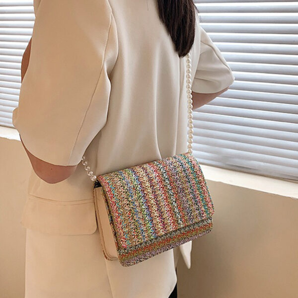 The Fab Bags Bohemian Elegance Multicolored PU Shoulder Bag - Image 8