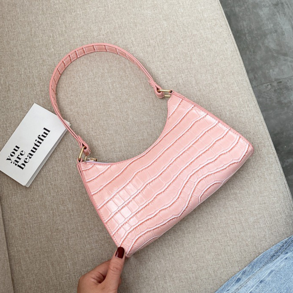 The Fab Bags Elegant and Chic Polyester PU Shoulder Bag - Image 11