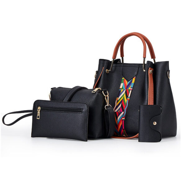 The Fab Bags 4-Pc PU Bag Set with Multiple Color Options - Image 2