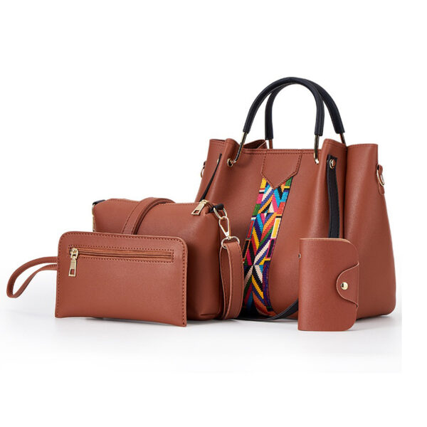 The Fab Bags 4-Pc PU Bag Set with Multiple Color Options - Image 4